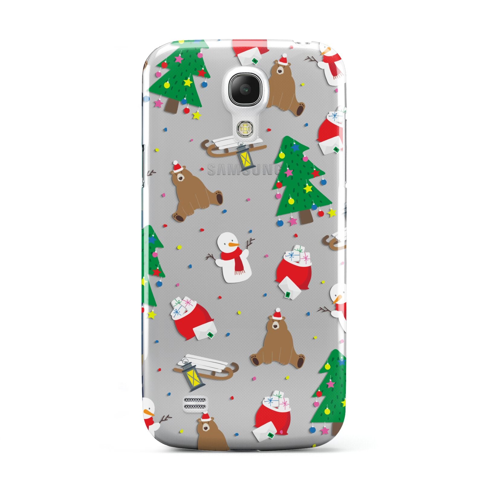 Christmas Clear Samsung Galaxy S4 Mini Case