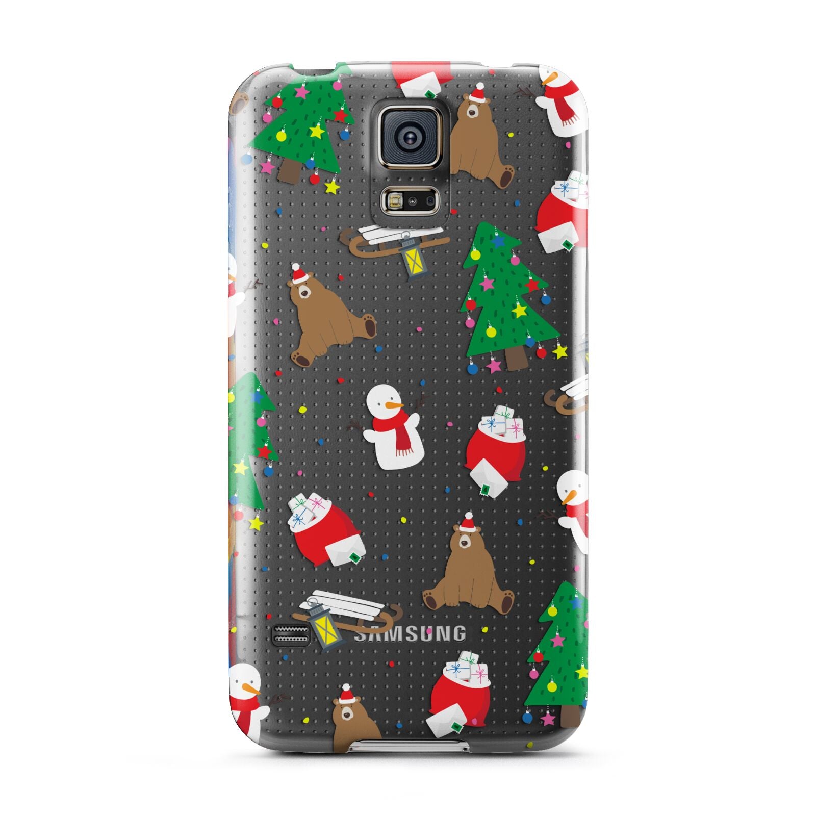 Christmas Clear Samsung Galaxy S5 Case