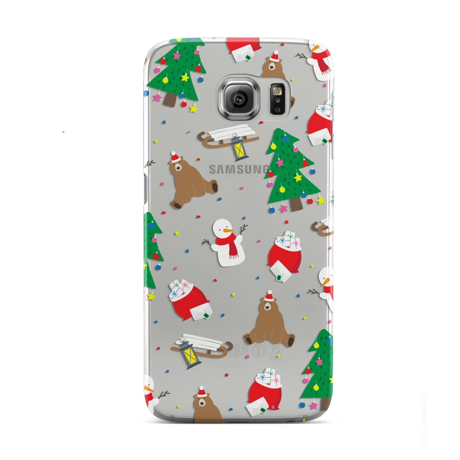 Christmas Clear Samsung Galaxy S6 Case