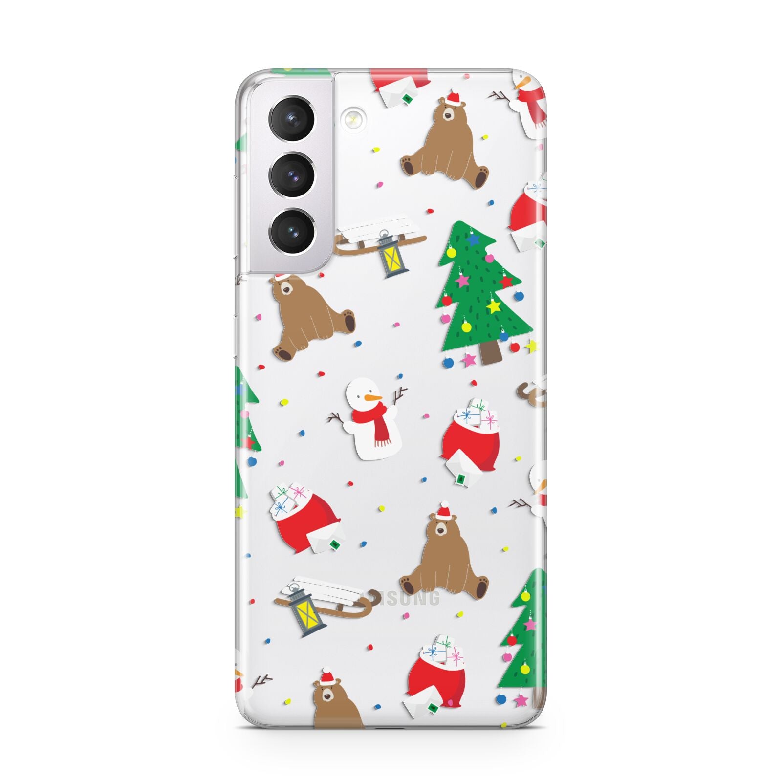 Christmas Clear Samsung S21 Case