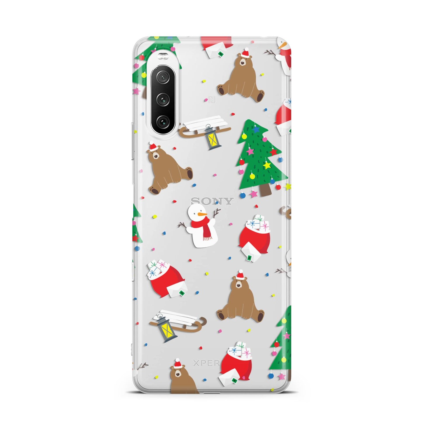 Christmas Clear Sony Xperia 10 III Case