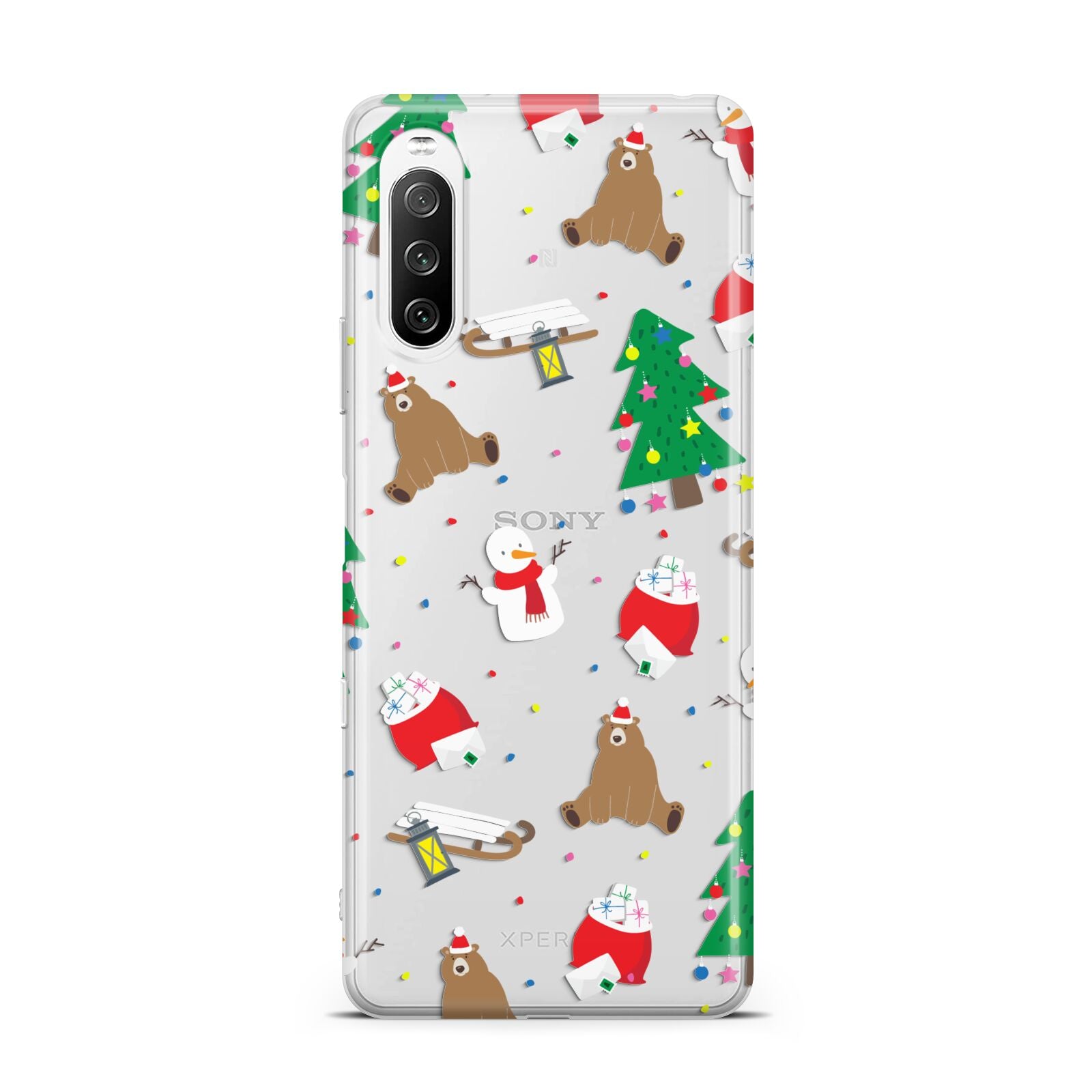 Christmas Clear Sony Xperia 10 III Case