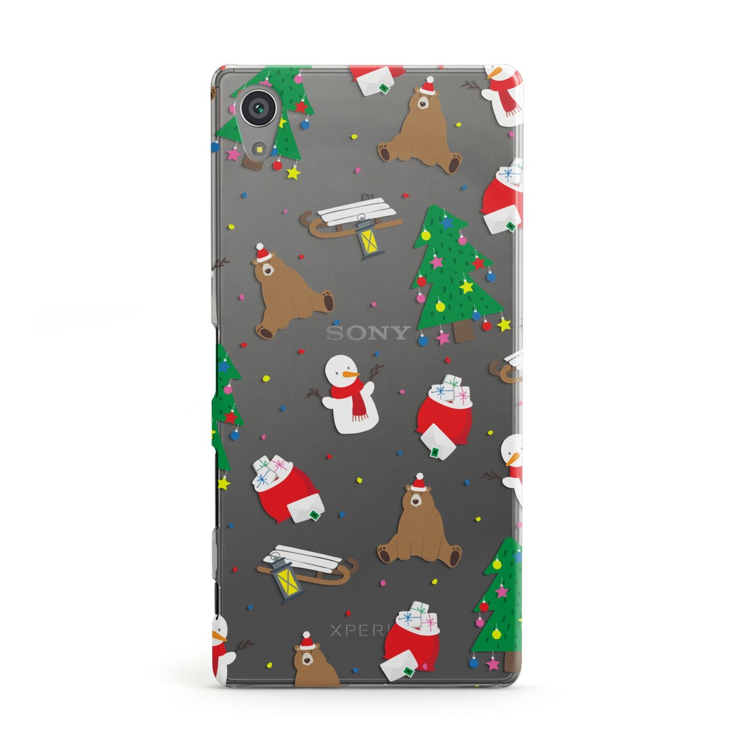 Christmas Clear Sony Xperia Case