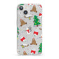 Christmas Clear iPhone 13 Clear Bumper Case