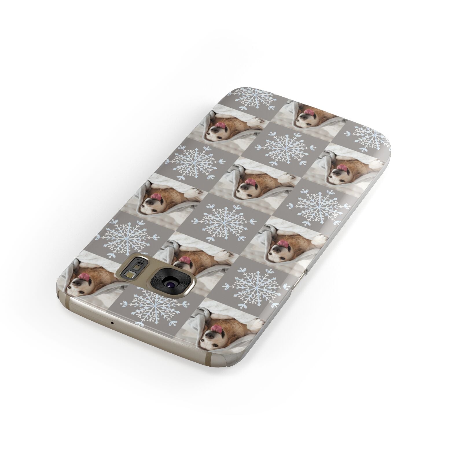 Christmas Dog Photo Samsung Galaxy Case Front Close Up