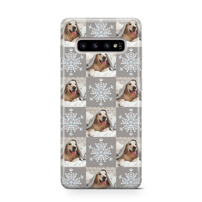 Christmas Dog Photo Samsung Galaxy S10 Case