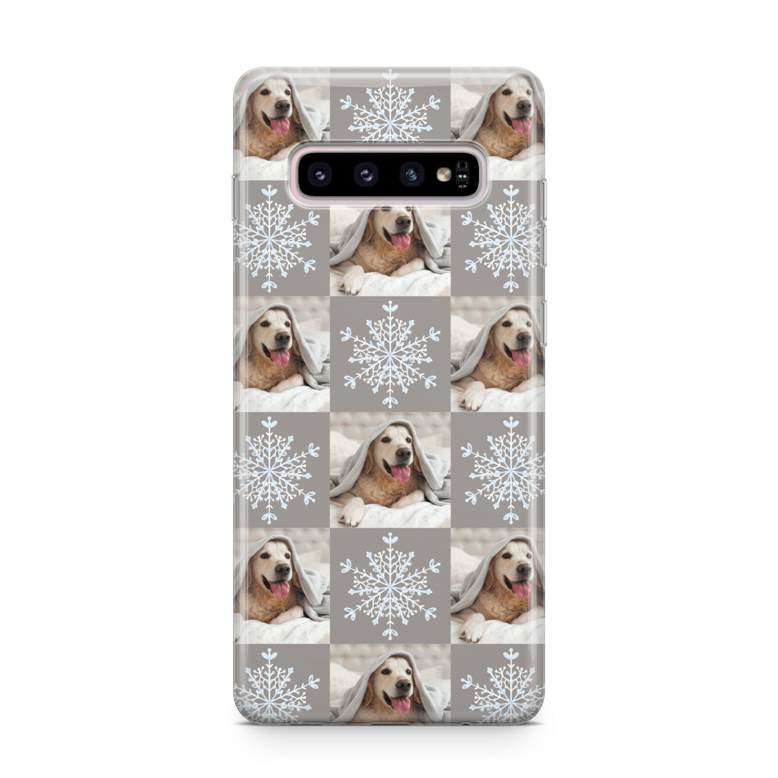 Christmas Dog Photo Samsung Galaxy S10 Plus Case