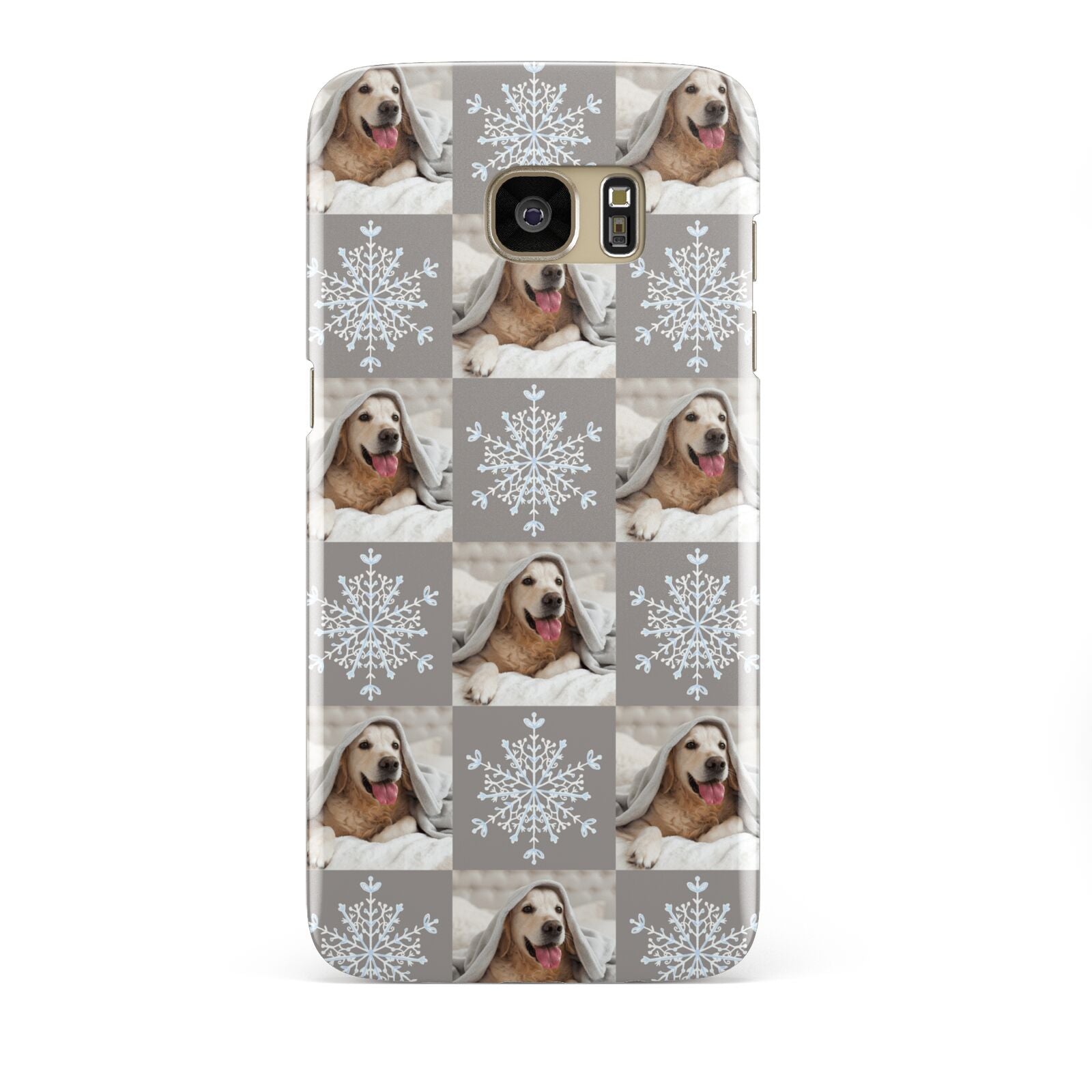 Christmas Dog Photo Samsung Galaxy S7 Edge Case