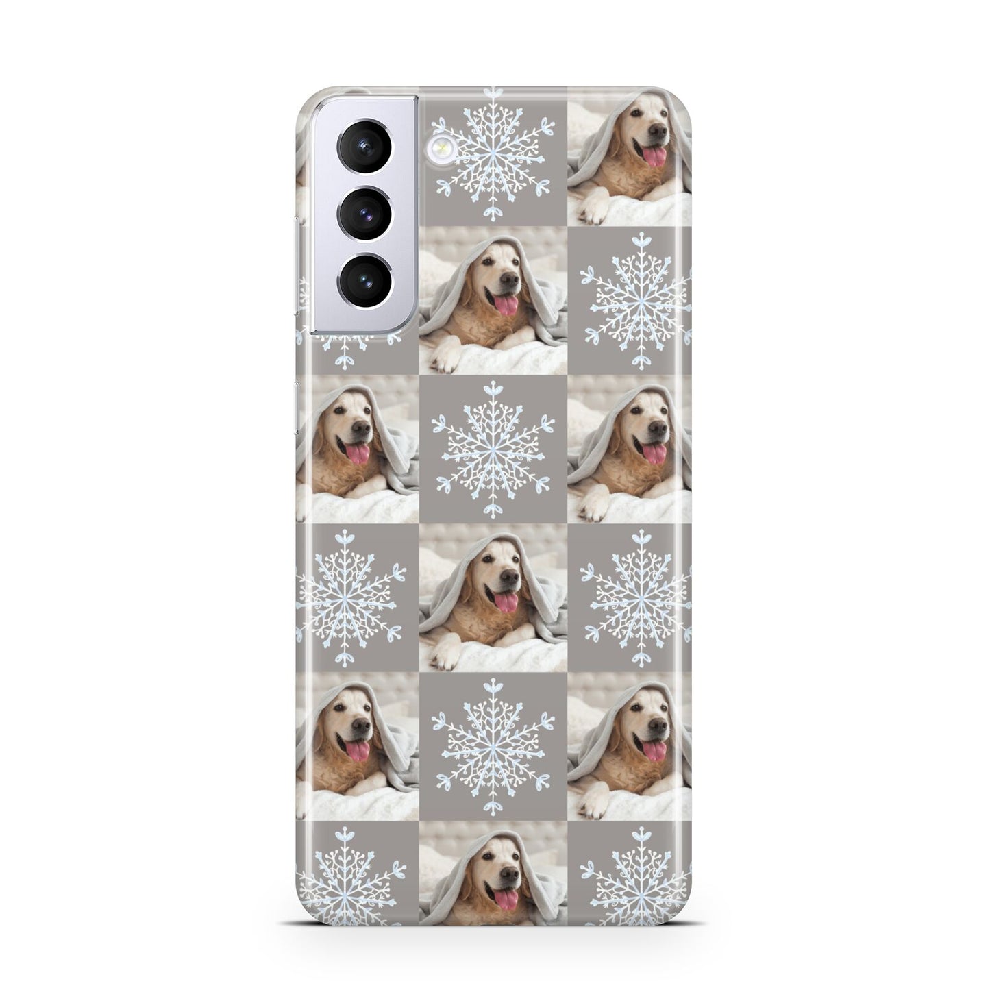 Christmas Dog Photo Samsung S21 Plus Case