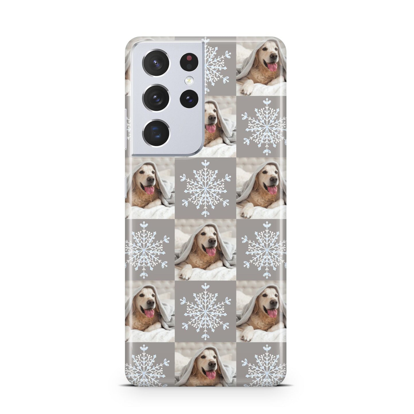 Christmas Dog Photo Samsung S21 Ultra Case