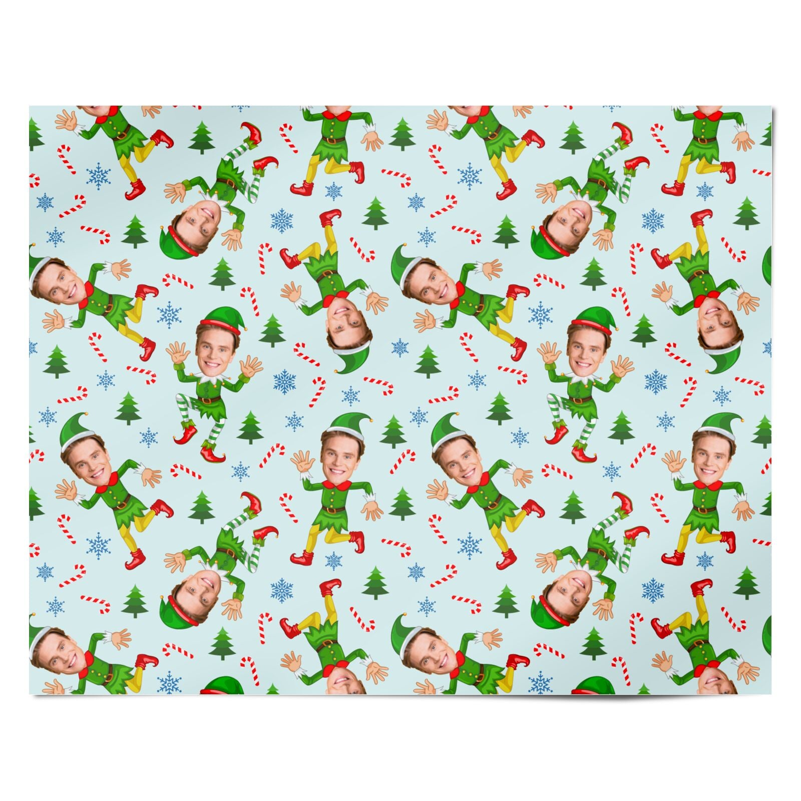 The Elf on the Shelf® Personalized Wrapping Paper, Fancy Wrapping Paper,  for Her, for Him, Christmas Wrapping Paper, Christmas, Giftwrap 