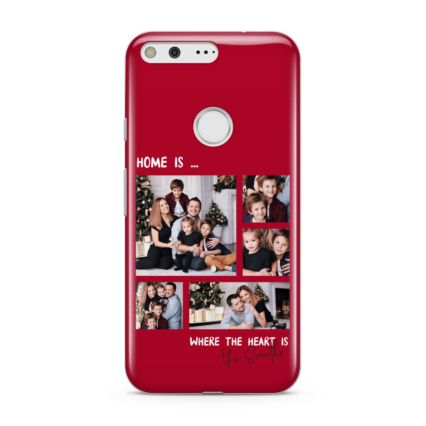 Christmas Family Photo Personalised Google Pixel Case