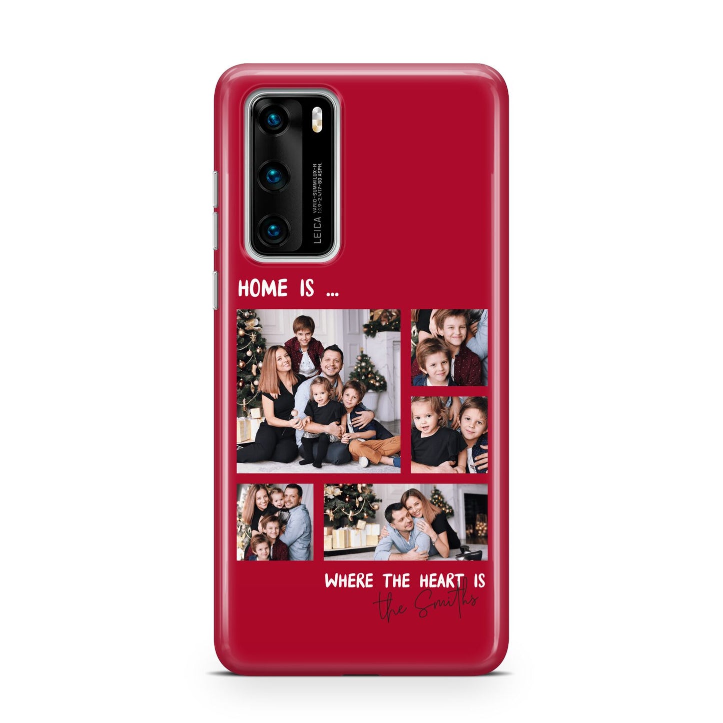 Christmas Family Photo Personalised Huawei P40 Phone Case