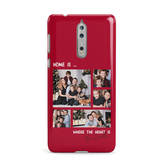 Christmas Family Photo Personalised Nokia Case