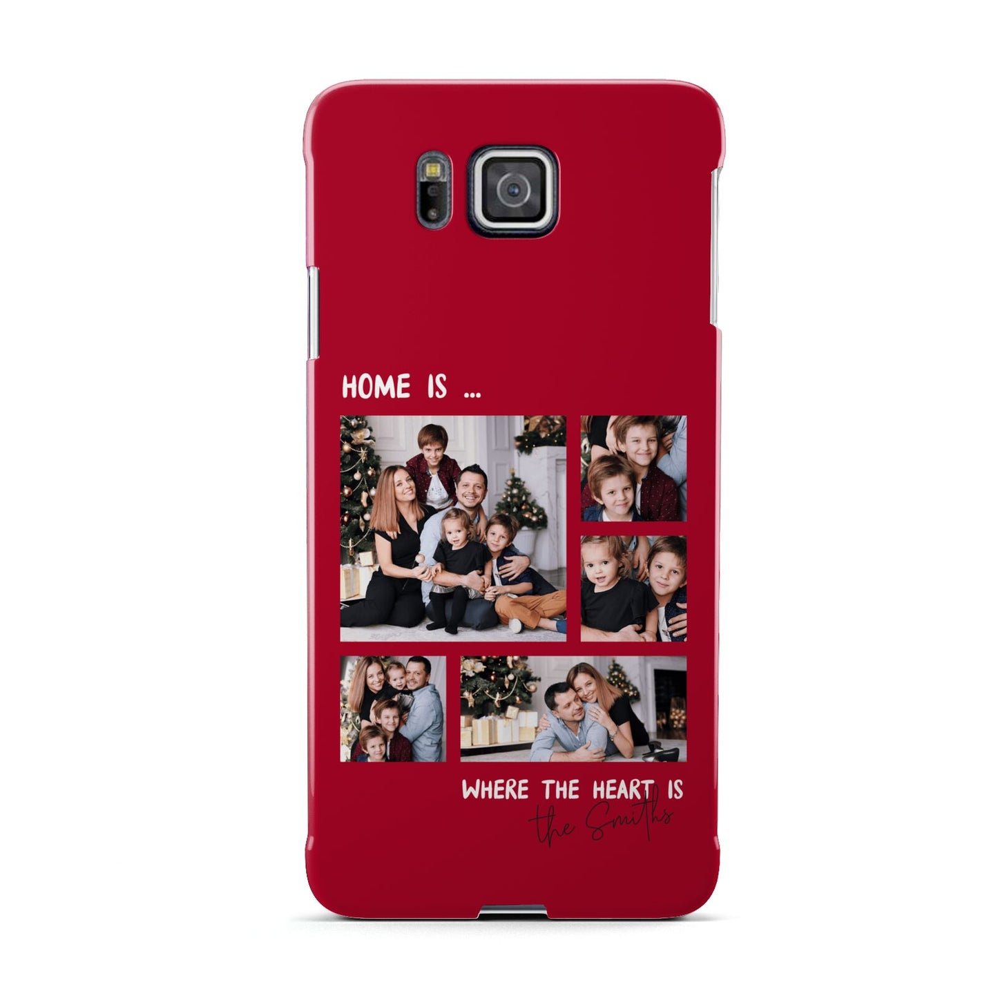 Christmas Family Photo Personalised Samsung Galaxy Alpha Case