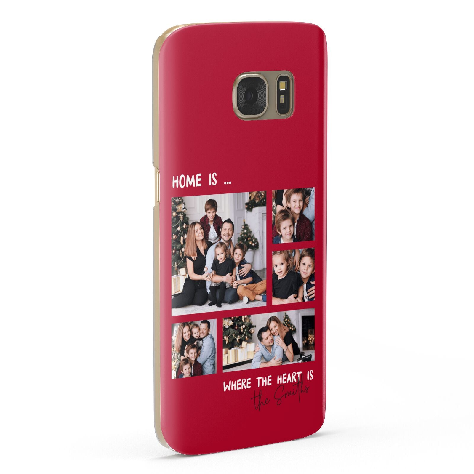 Christmas Family Photo Personalised Samsung Galaxy Case Fourty Five Degrees