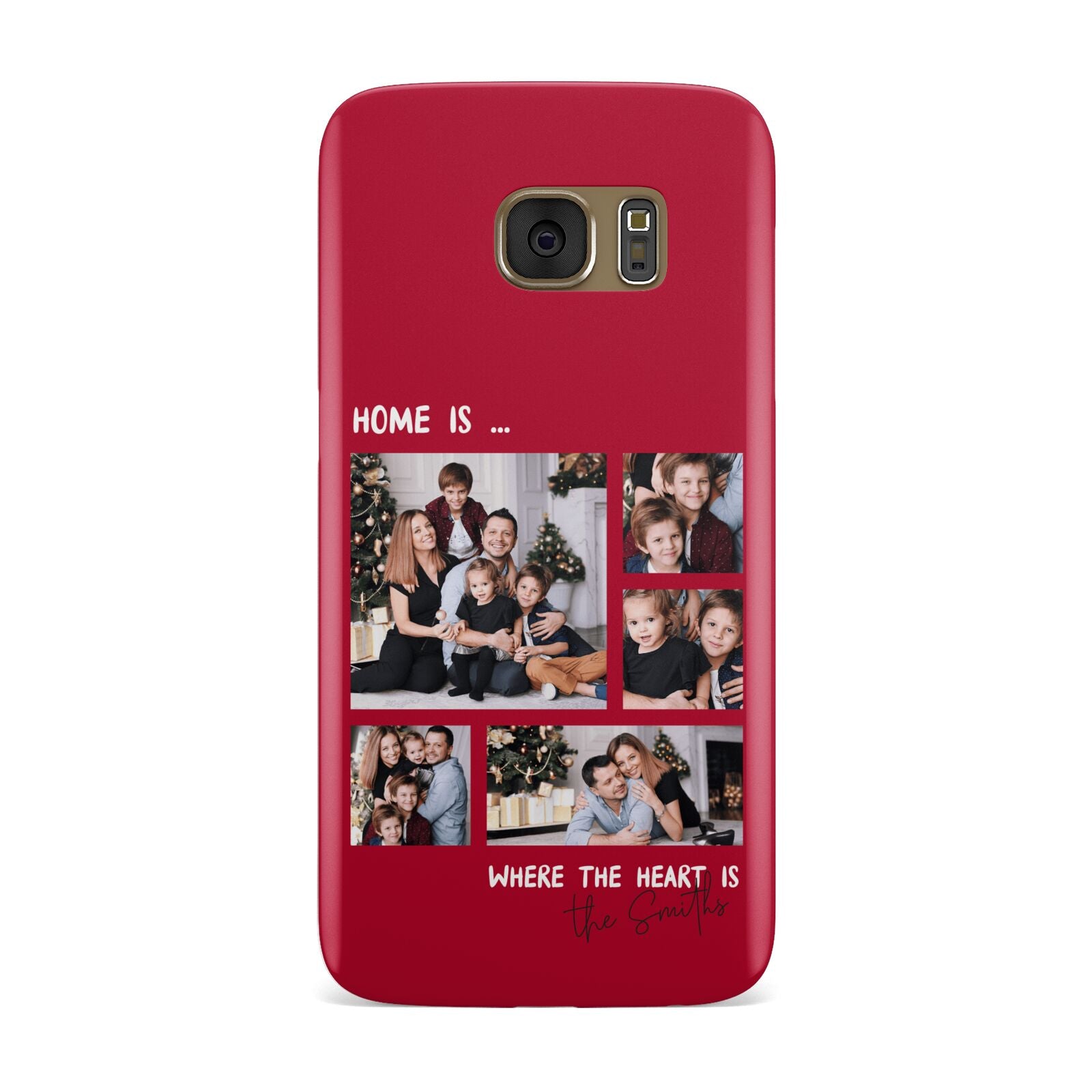 Christmas Family Photo Personalised Samsung Galaxy Case