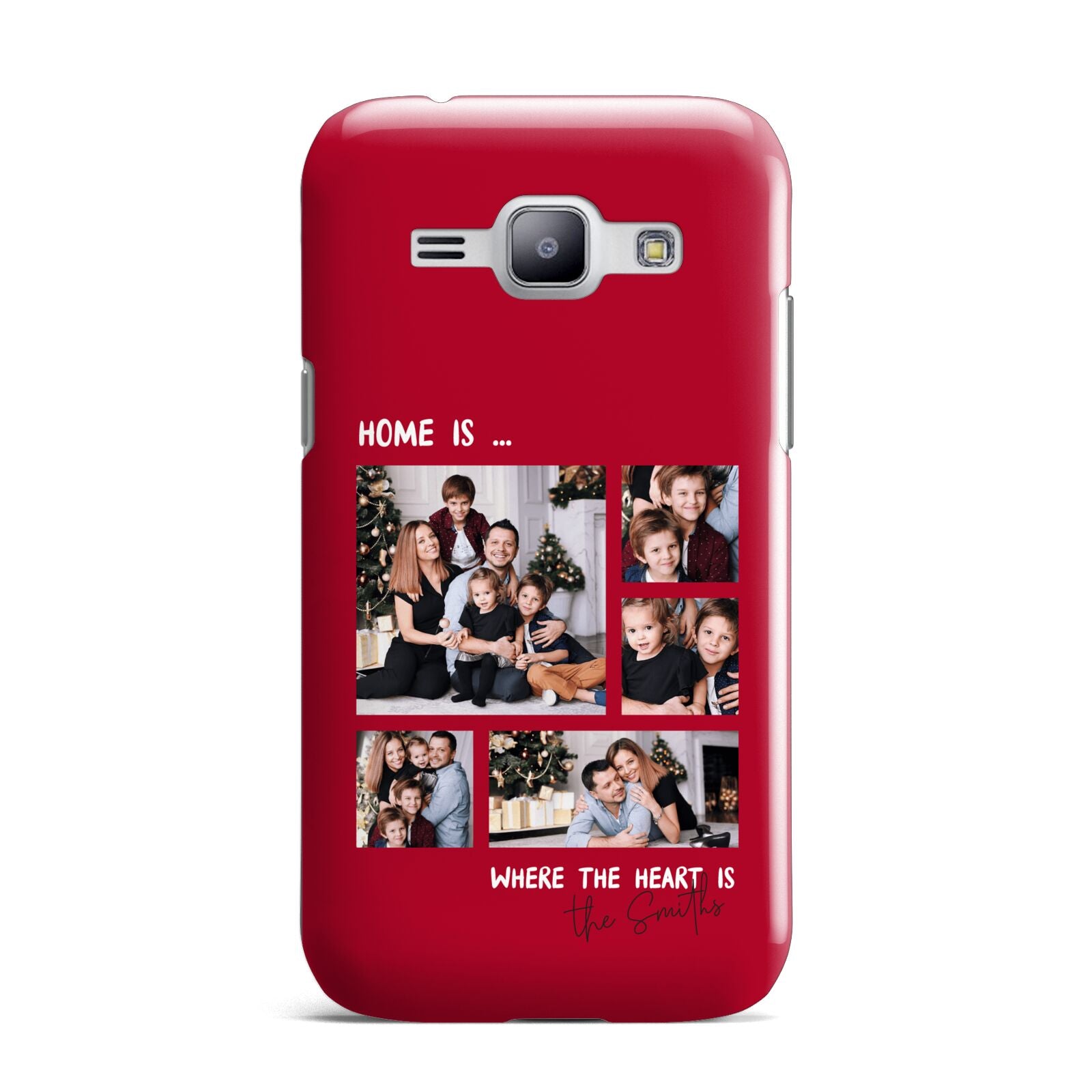 Christmas Family Photo Personalised Samsung Galaxy J1 2015 Case