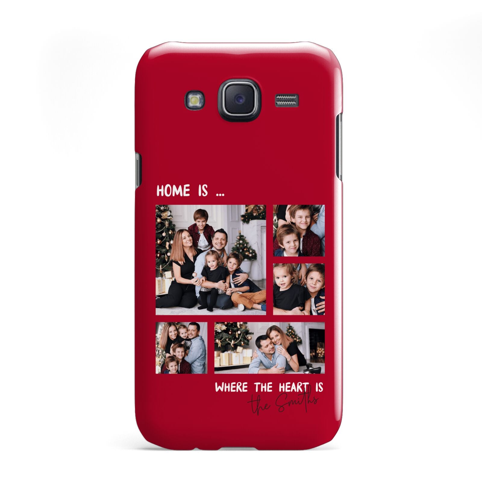 Christmas Family Photo Personalised Samsung Galaxy J5 Case