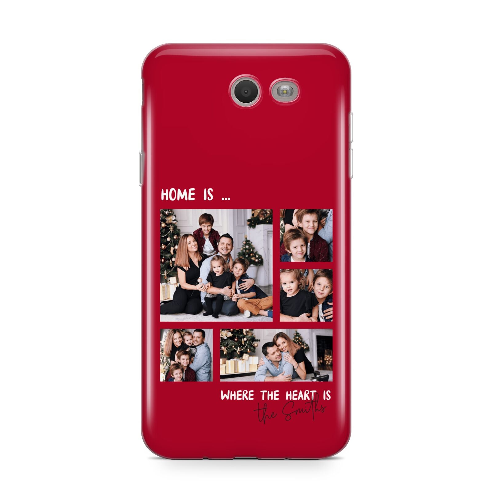 Christmas Family Photo Personalised Samsung Galaxy J7 2017 Case