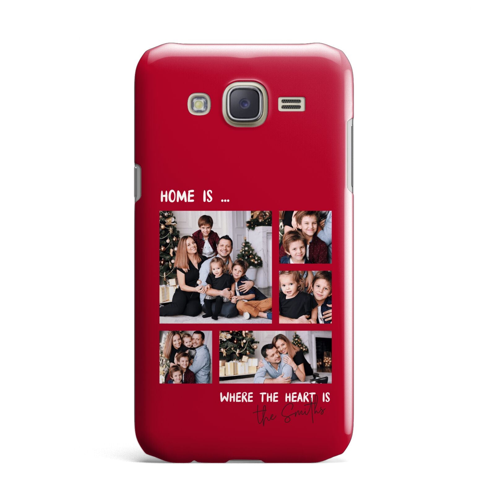 Christmas Family Photo Personalised Samsung Galaxy J7 Case