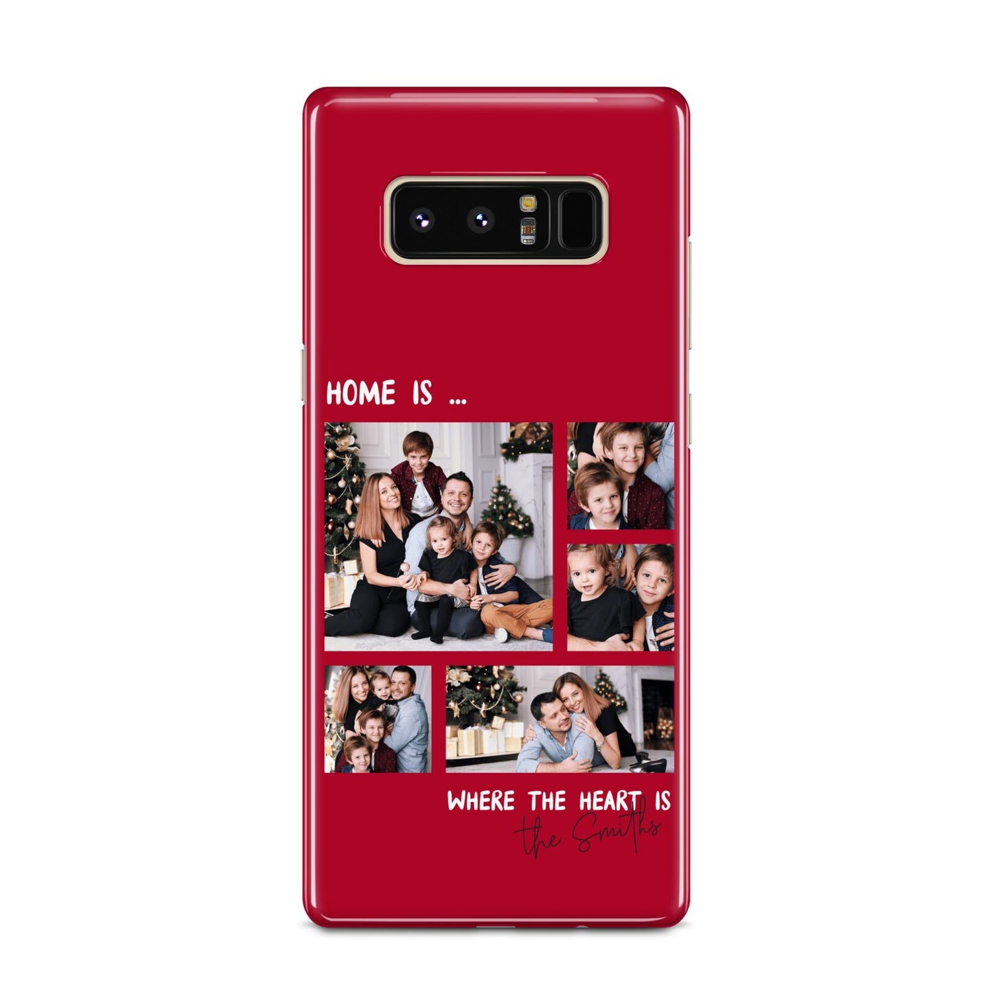 Christmas Family Photo Personalised Samsung Galaxy Note 8 Case