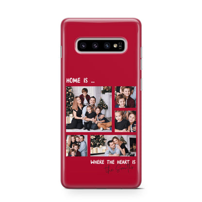 Christmas Family Photo Personalised Samsung Galaxy S10 Case