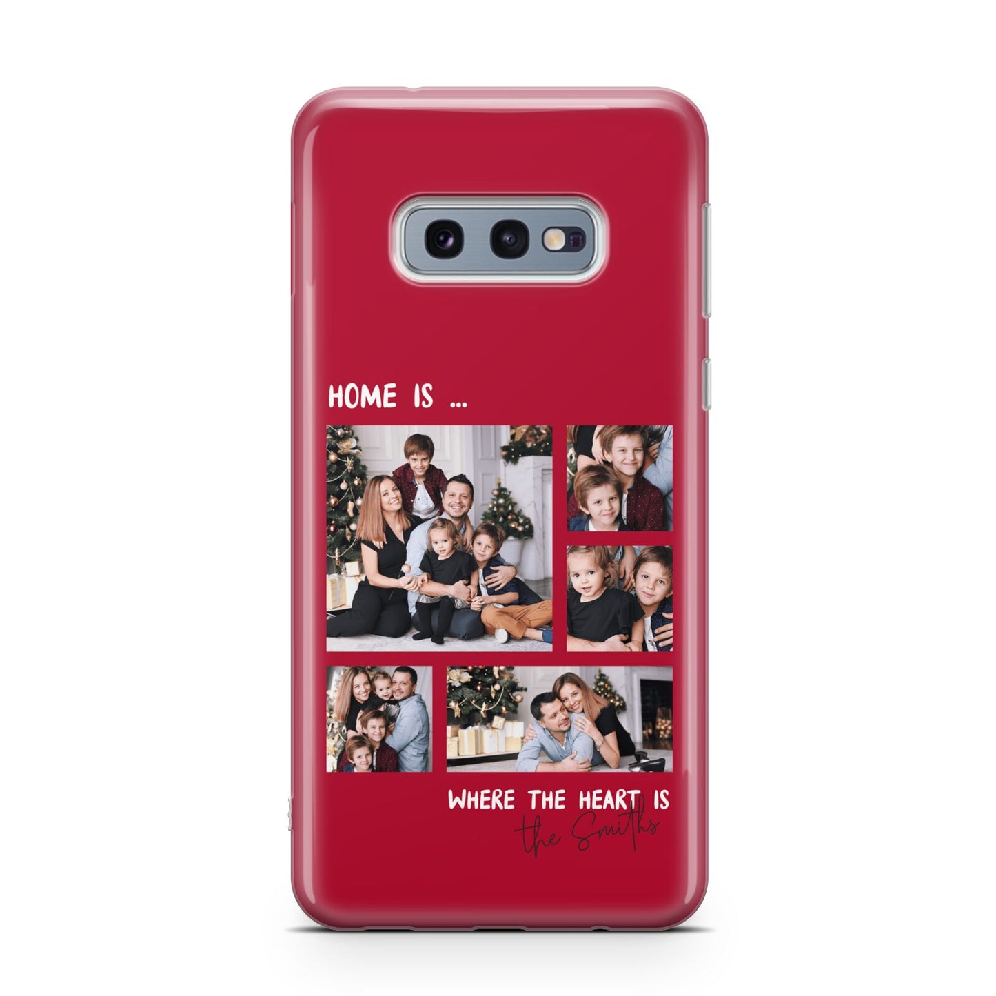 Christmas Family Photo Personalised Samsung Galaxy S10E Case