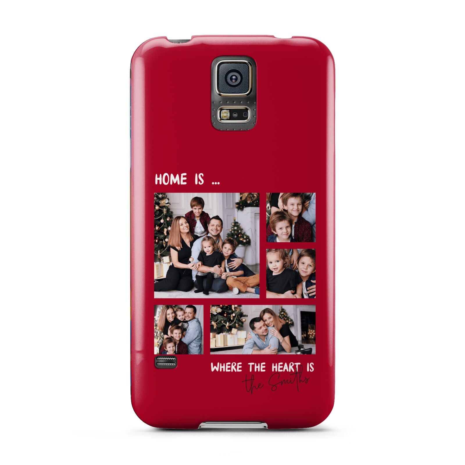 Christmas Family Photo Personalised Samsung Galaxy S5 Case