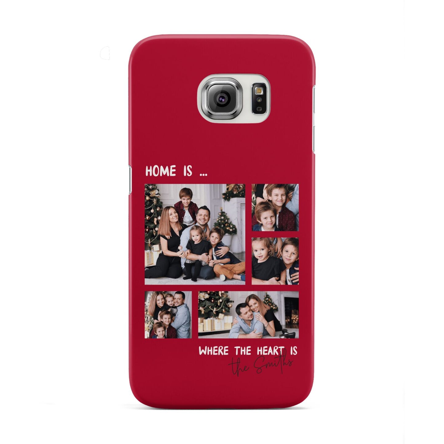 Christmas Family Photo Personalised Samsung Galaxy S6 Edge Case