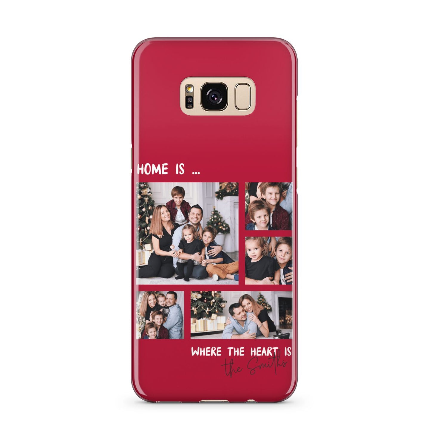 Christmas Family Photo Personalised Samsung Galaxy S8 Plus Case