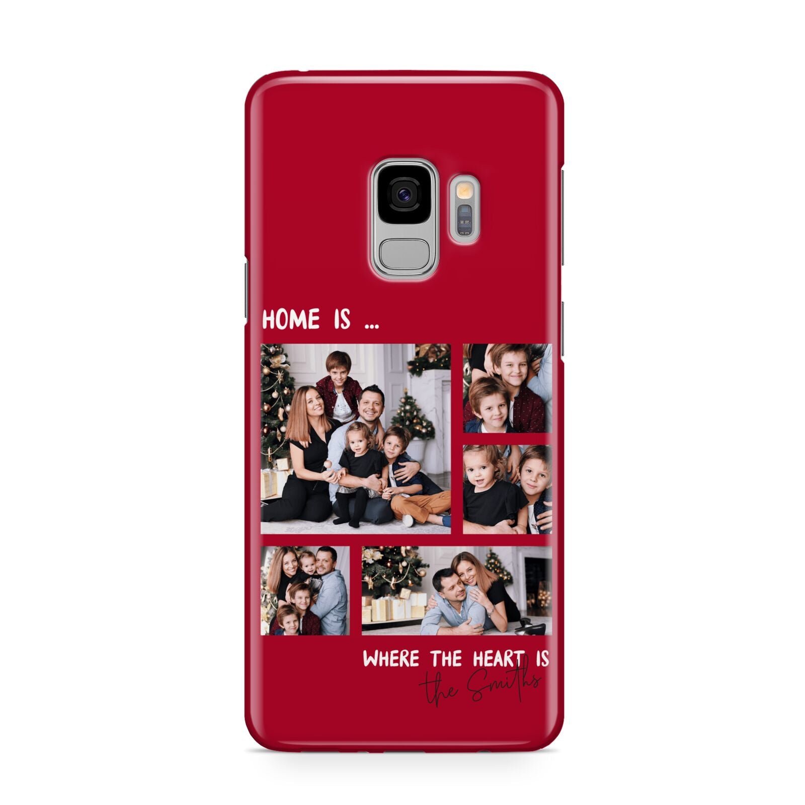 Christmas Family Photo Personalised Samsung Galaxy S9 Case