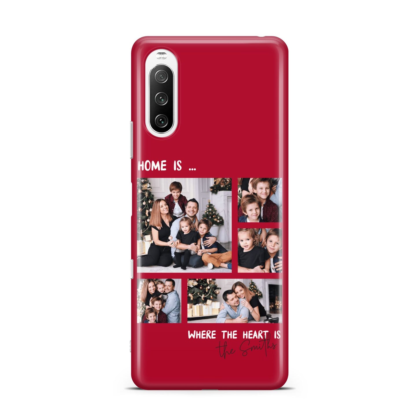 Christmas Family Photo Personalised Sony Xperia 10 III Case