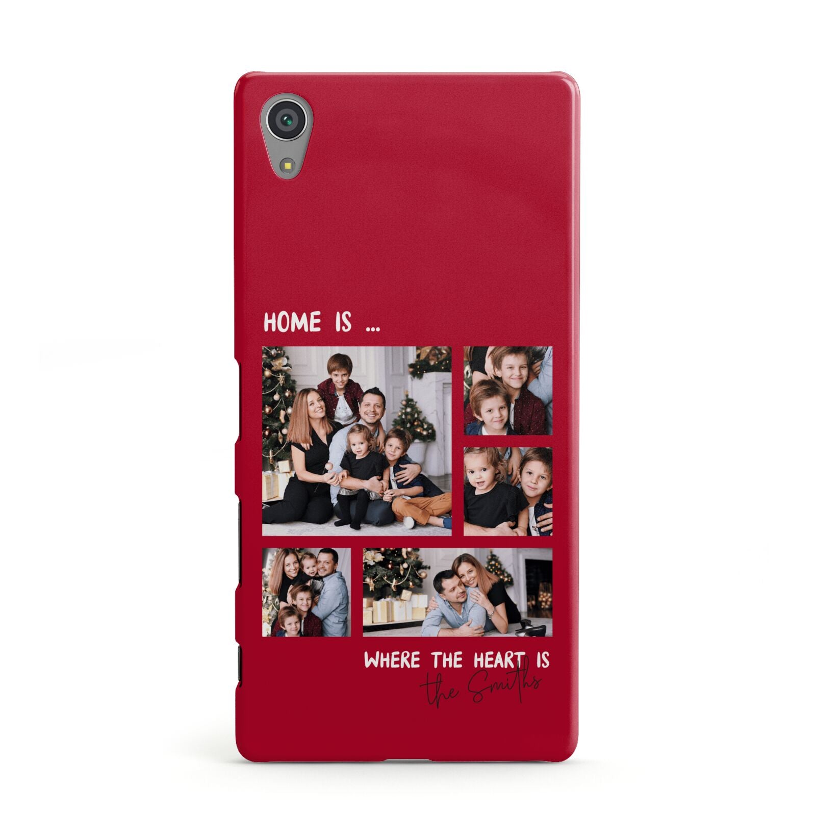 Christmas Family Photo Personalised Sony Xperia Case