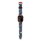Christmas Floral Apple Watch Strap Size 38mm with Red Hardware