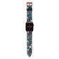 Christmas Floral Apple Watch Strap with Red Hardware