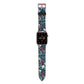 Christmas Floral Apple Watch Strap with Rose Gold Hardware