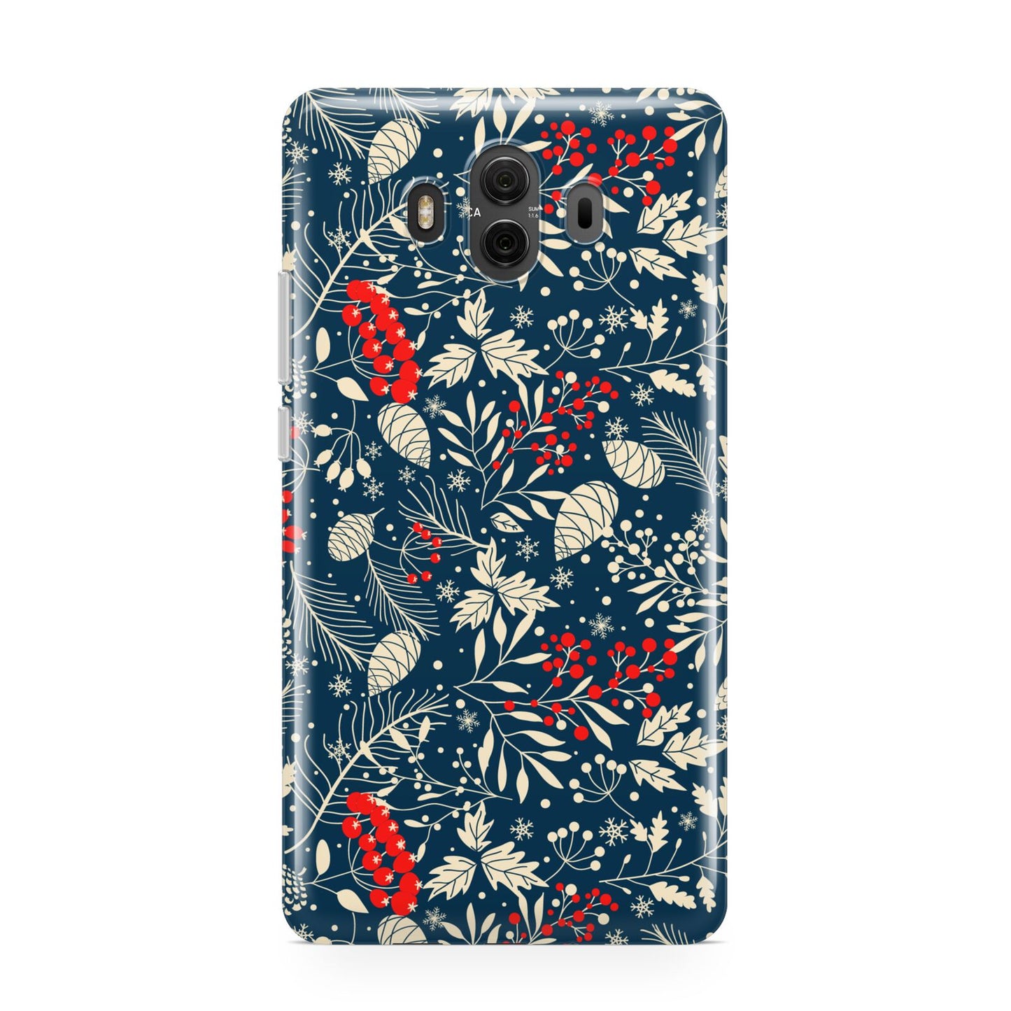 Christmas Floral Huawei Mate 10 Protective Phone Case