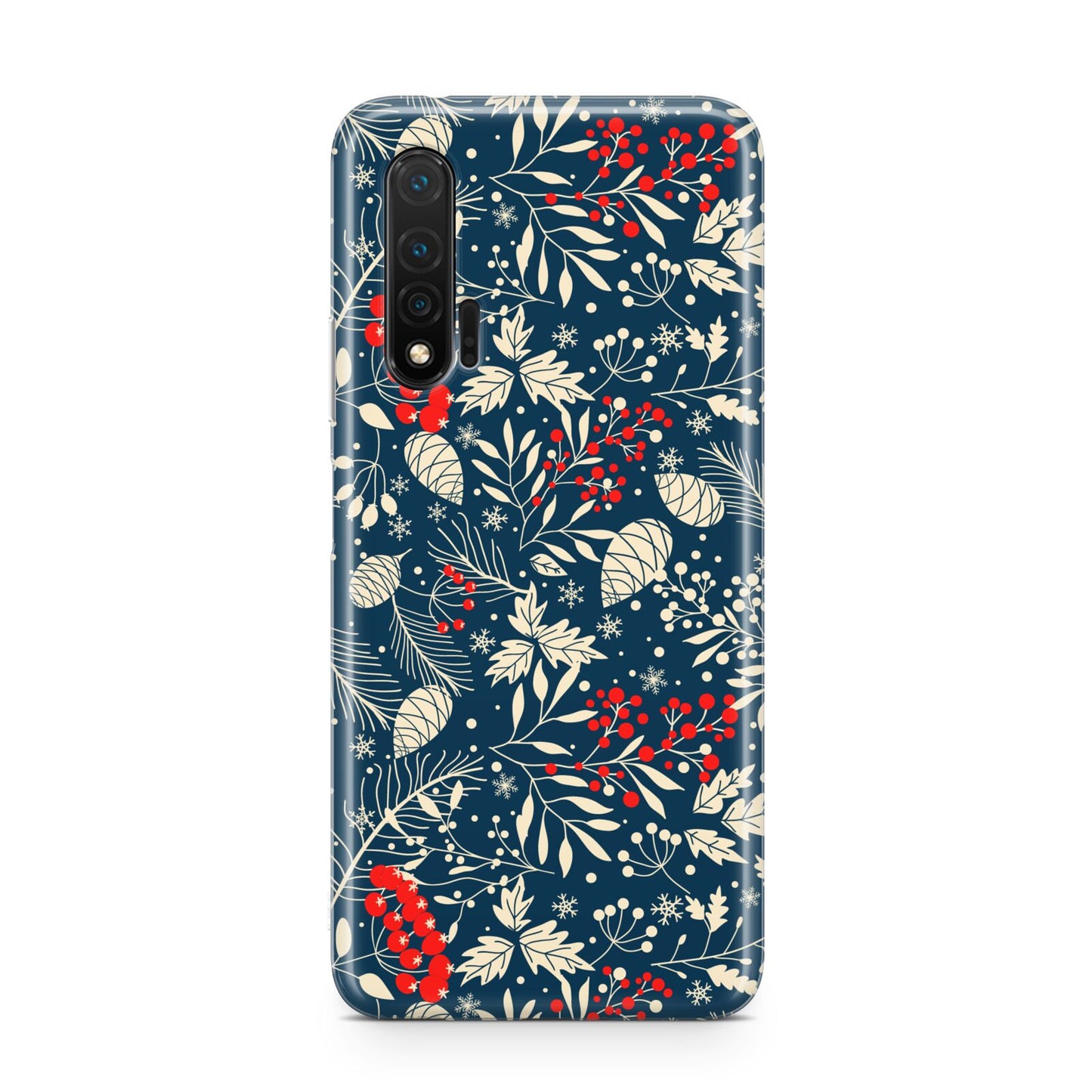 Christmas Floral Huawei Nova 6 Phone Case