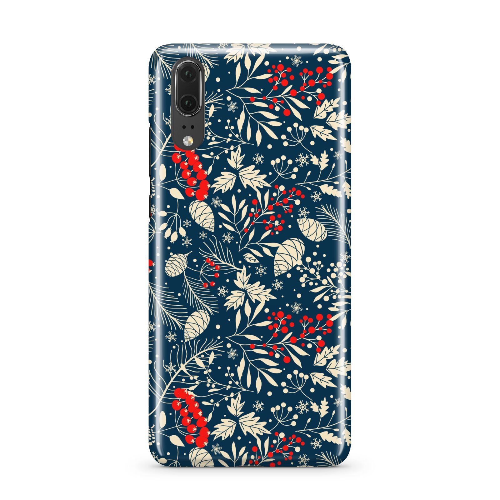 Christmas Floral Huawei P20 Phone Case