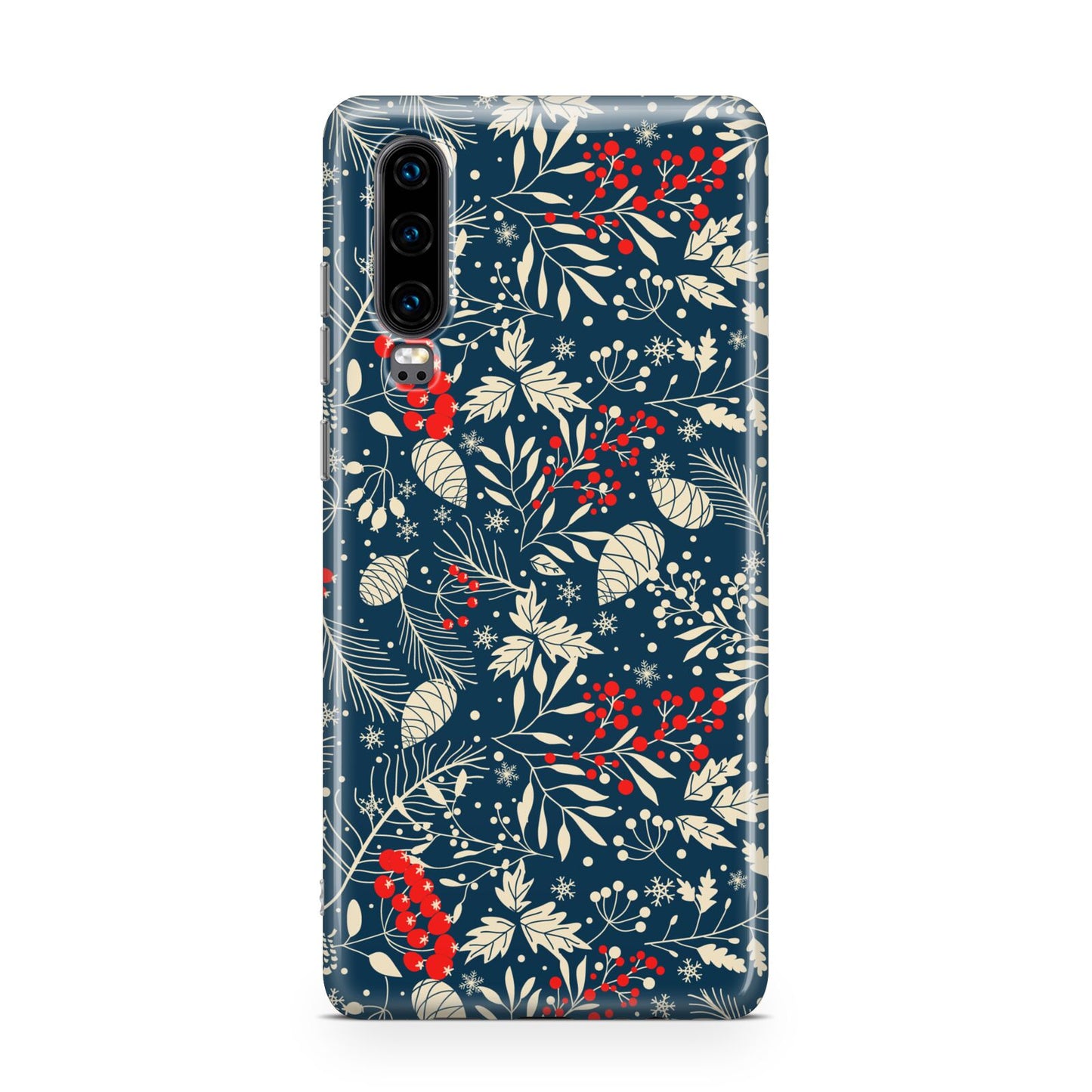 Christmas Floral Huawei P30 Phone Case