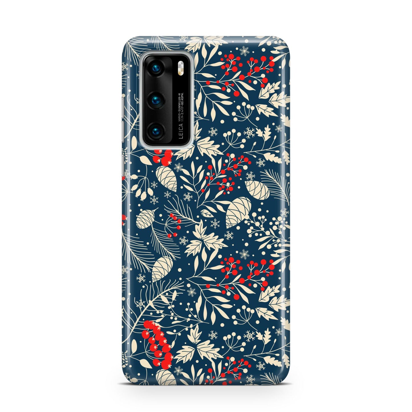 Christmas Floral Huawei P40 Phone Case