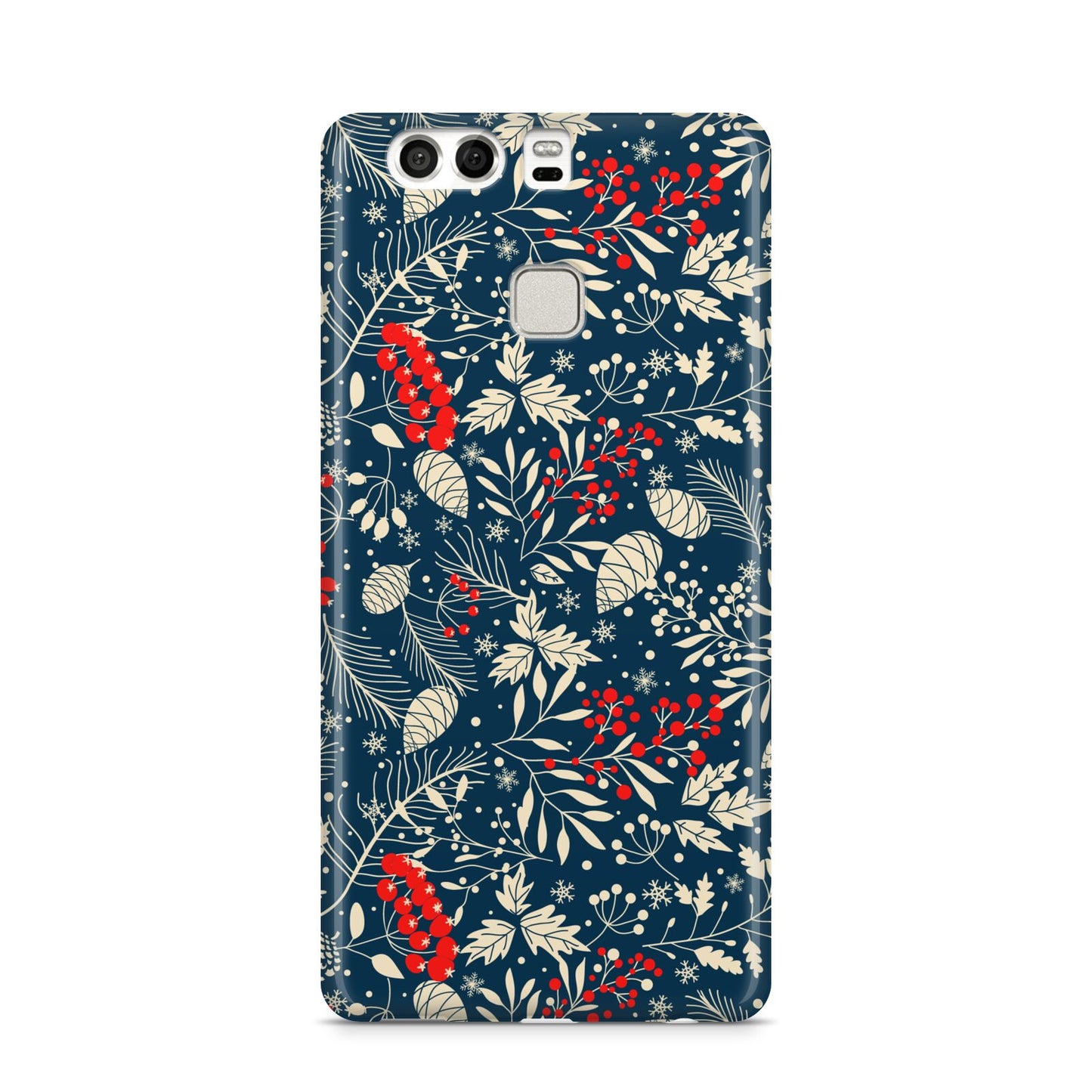 Christmas Floral Huawei P9 Case