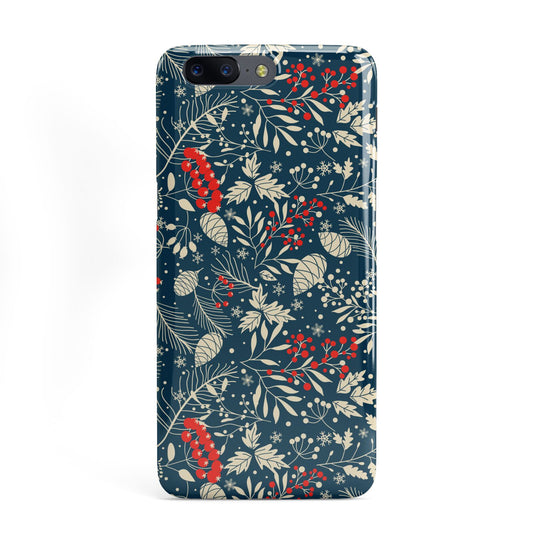 Christmas Floral OnePlus Case