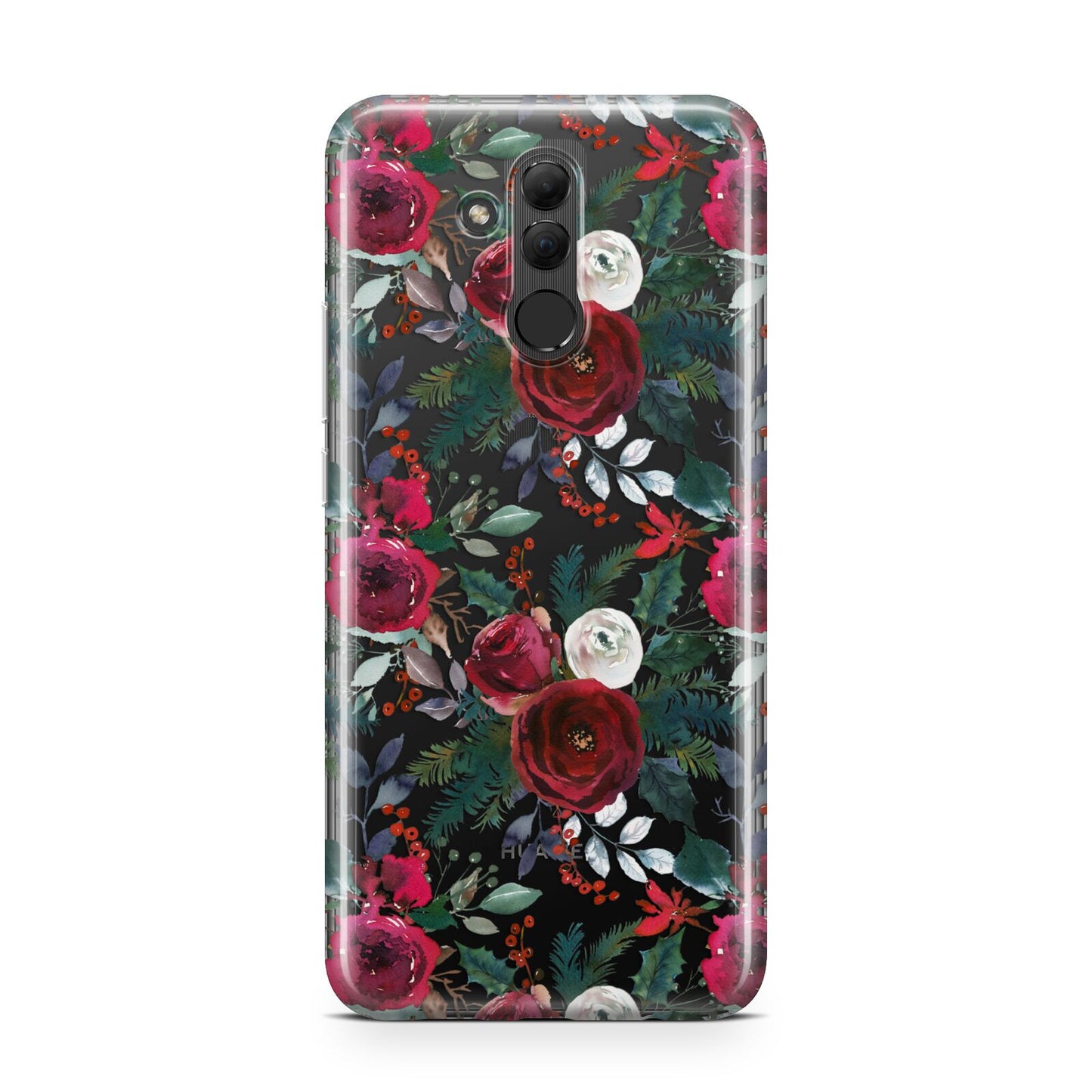 Christmas Floral Pattern Huawei Mate 20 Lite