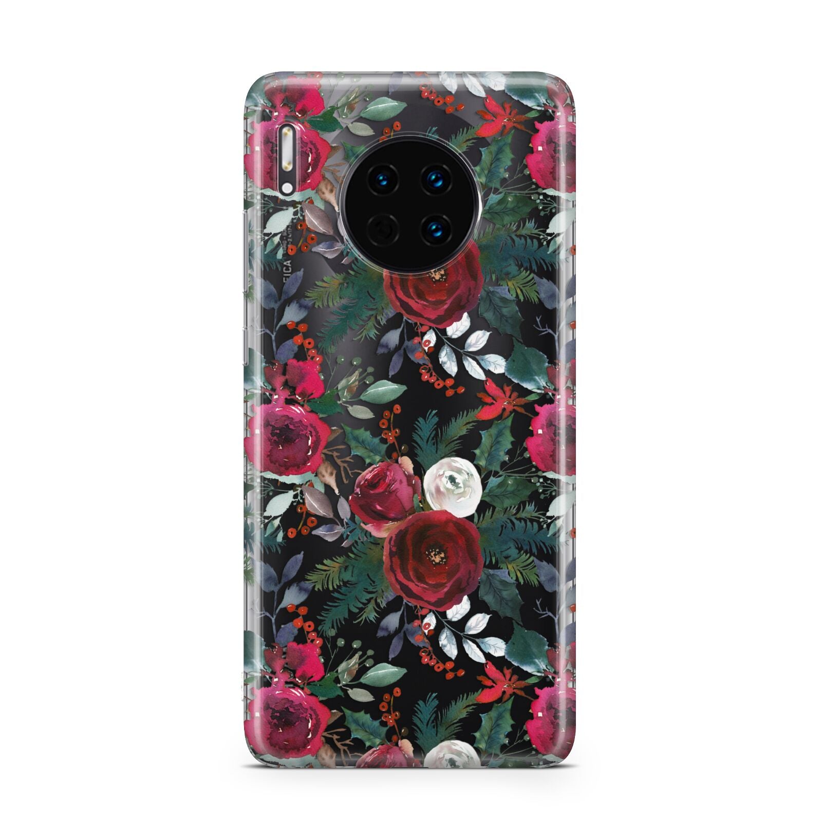 Christmas Floral Pattern Huawei Mate 30