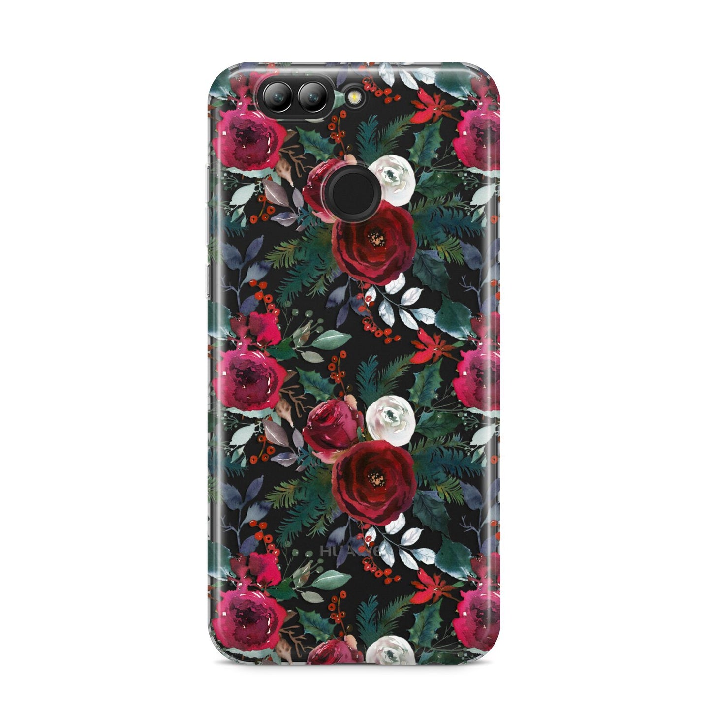 Christmas Floral Pattern Huawei Nova 2s Phone Case