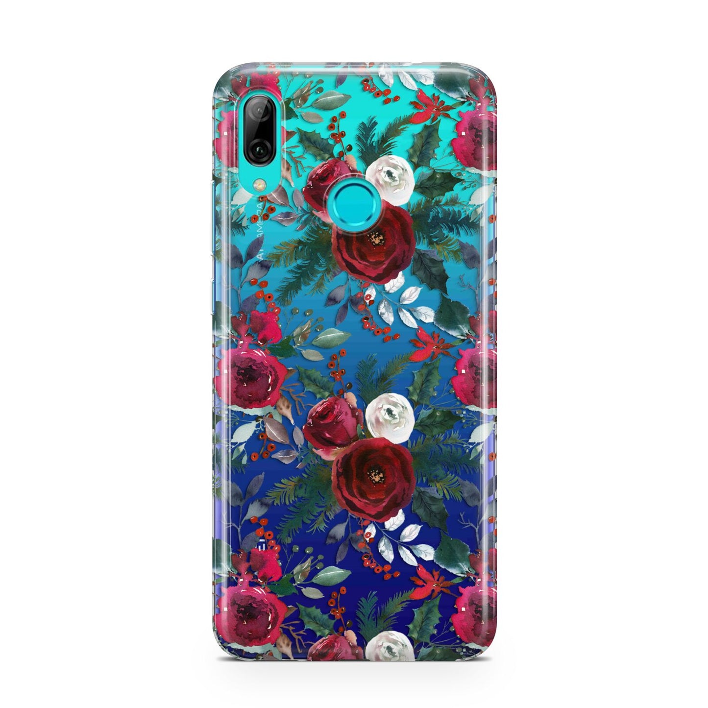 Christmas Floral Pattern Huawei P Smart 2019 Case