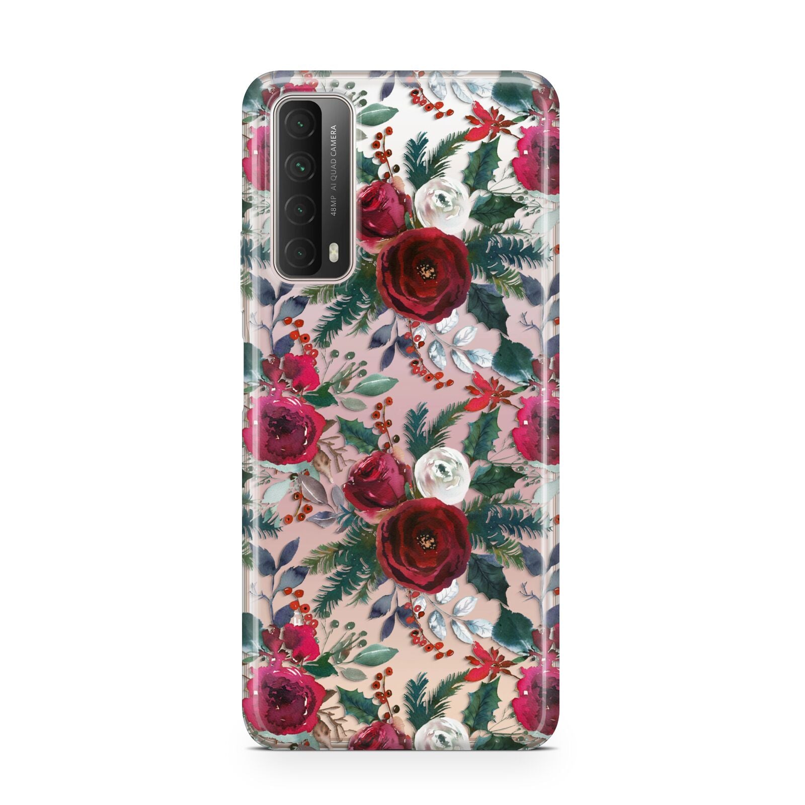 Christmas Floral Pattern Huawei P Smart 2021