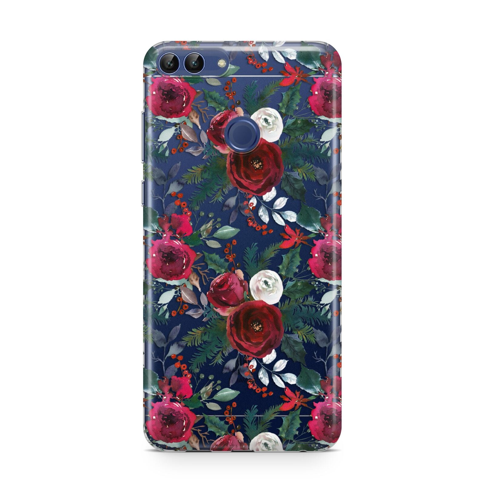 Christmas Floral Pattern Huawei P Smart Case